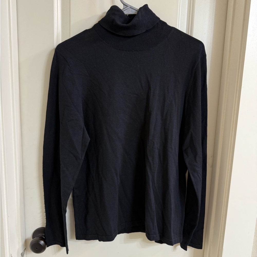 Pendleton black turtleneck size Large